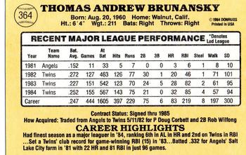 Tom Brunansky  baseball card collectible - Main Image 2