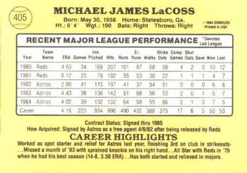 Mike LaCoss  baseball card collectible - Main Image 2