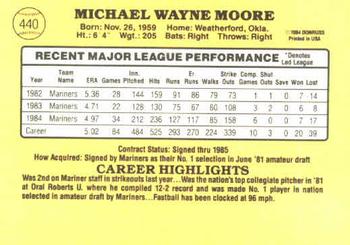 Mike Moore  baseball card collectible - Main Image 2