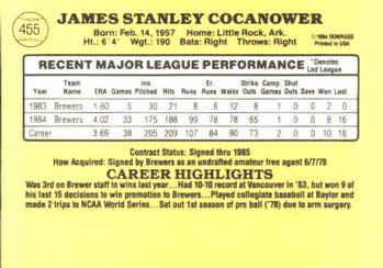 Jaime Cocanower  baseball card collectible - Main Image 2