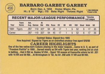 Barbaro Garbey  baseball card collectible - Main Image 2