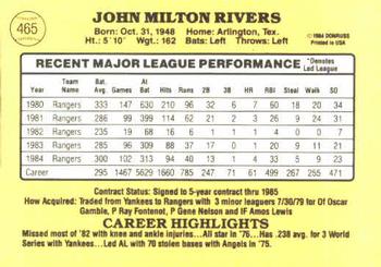 Mickey Rivers  baseball card collectible - Main Image 2