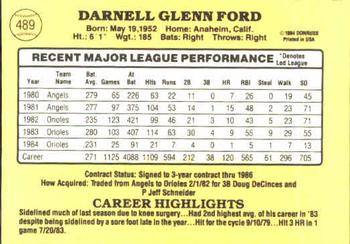 Dan Ford  baseball card collectible - Main Image 2