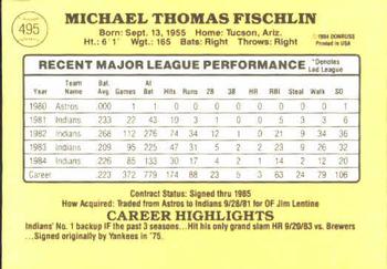 Mike Fischlin  baseball card collectible - Main Image 2
