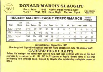 Don Slaught  baseball card collectible - Main Image 2