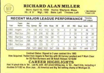 Rick Miller  baseball card collectible - Main Image 2