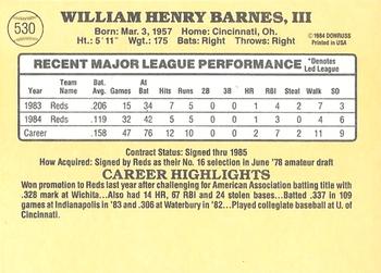 Skeeter Barnes  baseball card collectible - Main Image 2