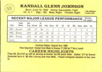 Randy Johnson  baseball card collectible - Main Image 2
