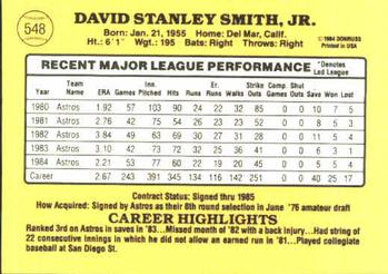 Dave Smith  baseball card collectible - Main Image 2