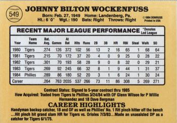 John Wockenfuss  baseball card collectible - Main Image 2