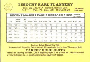 Tim Flannery  baseball card collectible - Main Image 2