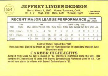 Jeff Dedmon  baseball card collectible - Main Image 2
