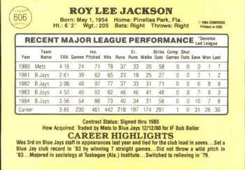 Roy Lee Jackson  baseball card collectible - Main Image 2