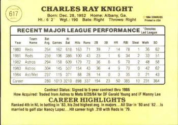 Ray Knight  baseball card collectible - Main Image 2