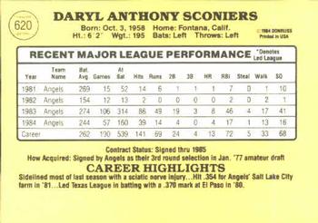 Daryl Sconiers  baseball card collectible - Main Image 2