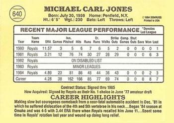 Mike Jones  baseball card collectible - Main Image 2