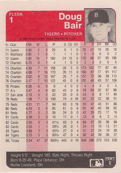 Doug Bair  baseball card collectible - Main Image 2