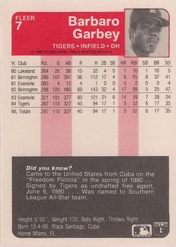 Barbaro Garbey  baseball card collectible - Main Image 2