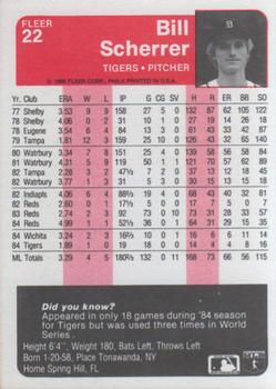 Bill Scherrer  baseball card collectible - Main Image 2