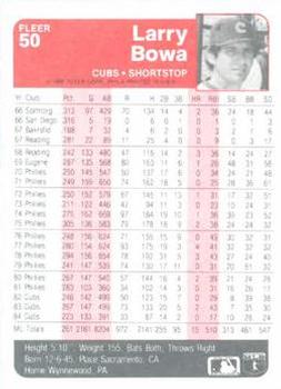 Larry Bowa  baseball card collectible - Main Image 2