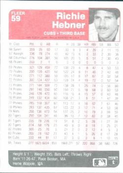 Richie Hebner  baseball card collectible - Main Image 2