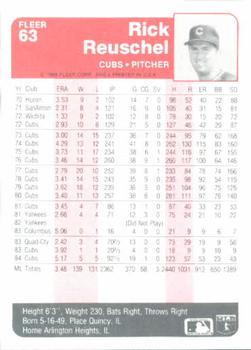 Rick Reuschel  baseball card collectible - Main Image 2