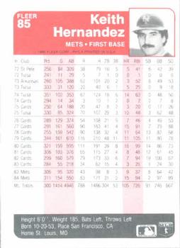 Keith Hernandez  baseball card collectible - Main Image 2