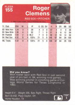 Roger Clemens  baseball card collectible - Main Image 2