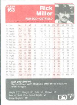 Rick Miller  baseball card collectible - Main Image 2