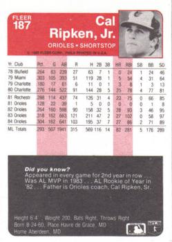 Cal Ripken, Jr.  baseball card collectible - Main Image 2