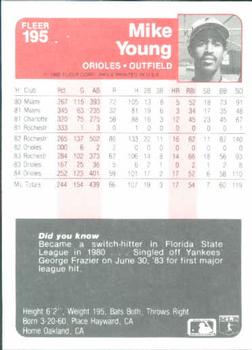 Mike Young  baseball card collectible - Main Image 2