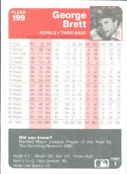 George Brett  baseball card collectible - Main Image 2