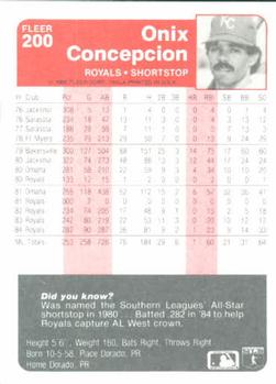 Onix Concepcion  baseball card collectible - Main Image 2