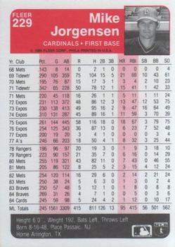 Mike Jorgensen  baseball card collectible - Main Image 2