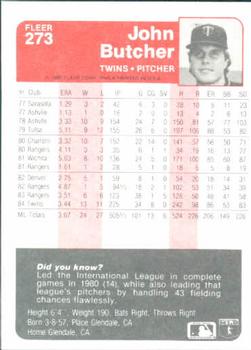 John Butcher  baseball card collectible - Main Image 2