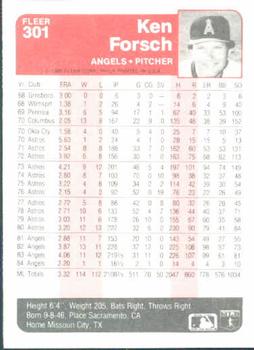 Ken Forsch  baseball card collectible - Main Image 2