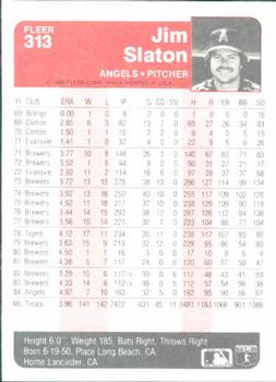 Jim Slaton  baseball card collectible - Main Image 2