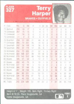 Terry Harper  baseball card collectible - Main Image 2