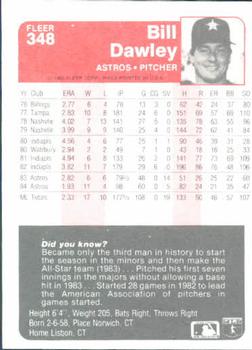 Bill Dawley  baseball card collectible - Main Image 2