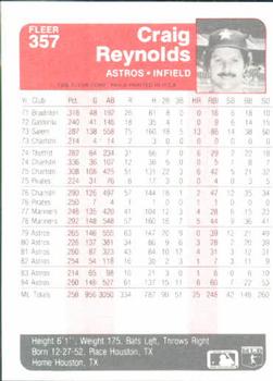 Craig Reynolds  baseball card collectible - Main Image 2