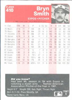 Bryn Smith  baseball card collectible - Main Image 2