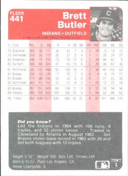 Brett Butler  baseball card collectible - Main Image 2