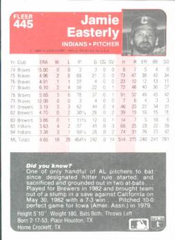 Jamie Easterly  baseball card collectible - Main Image 2