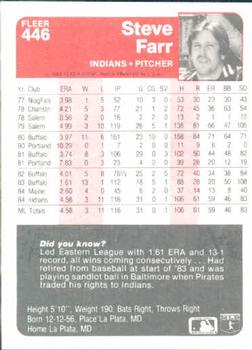 Steve Farr  baseball card collectible - Main Image 2