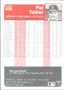Pat Tabler  baseball card collectible - Main Image 2