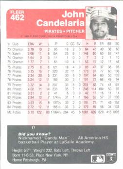 John Candelaria  baseball card collectible - Main Image 2