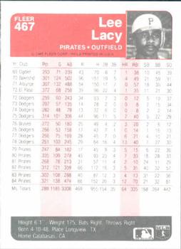 Lee Lacy  baseball card collectible - Main Image 2