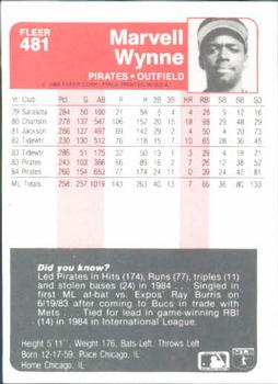 Marvell Wynne  baseball card collectible - Main Image 2