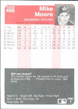 Mike Moore  baseball card collectible - Main Image 2