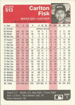 Carlton Fisk  baseball card collectible - Main Image 2